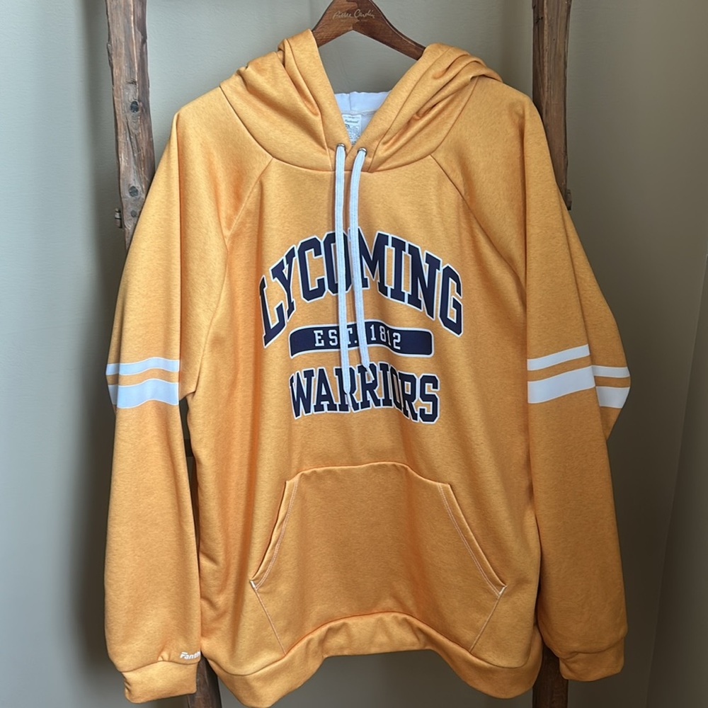 NWOT Lycoming College Fanthread Hoodie Size XXL